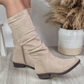 Botas Maria Beige